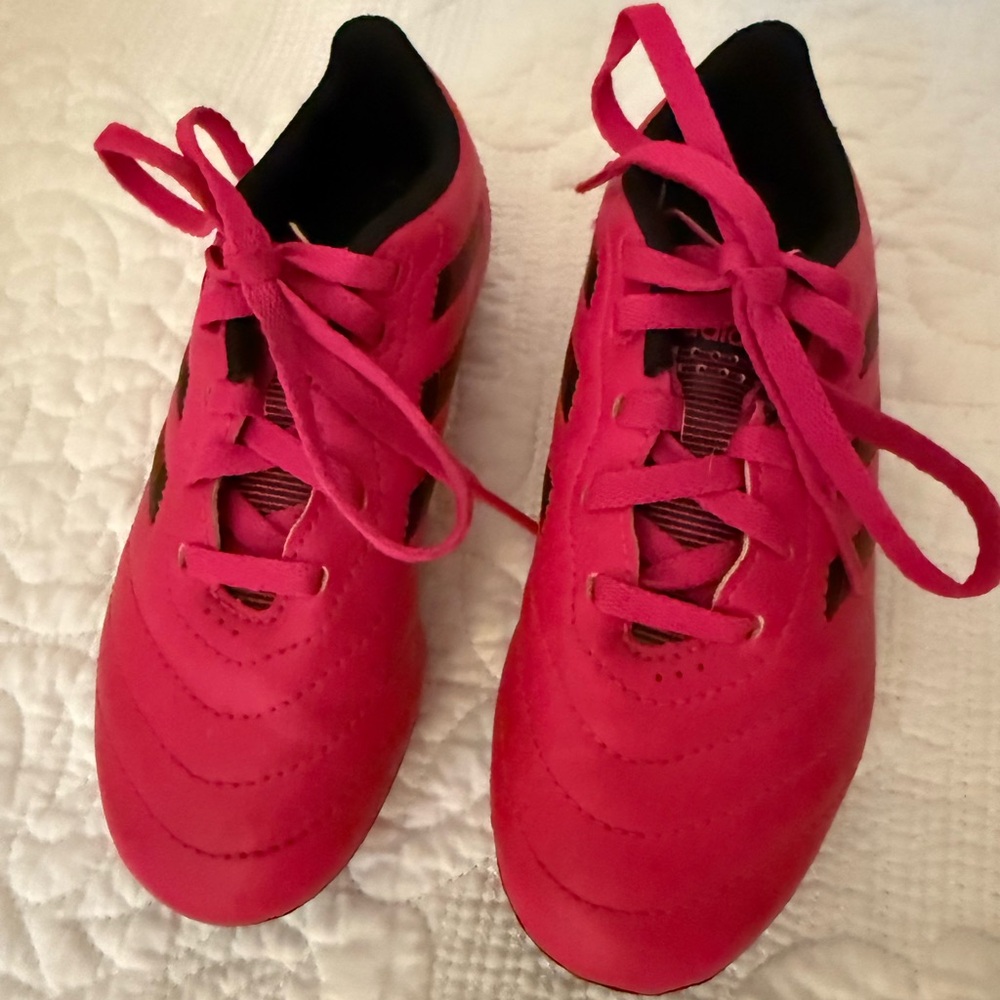 Adidas Black and Red Sneakers